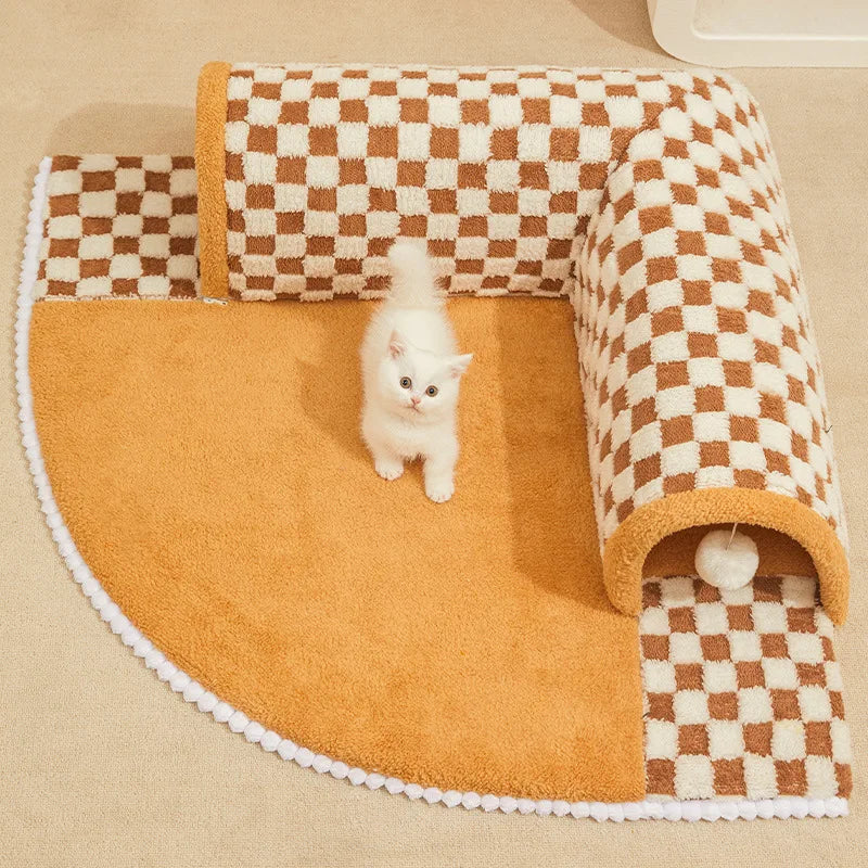 CozyCat Tunnel – Stylish Playground for Cats