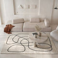 Abstract Weave – Luxurious Wool Rug with Design