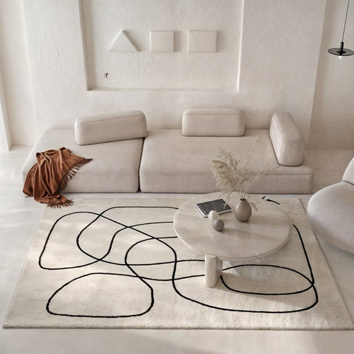 Abstract Weave – Luxury Wool Rug with Design