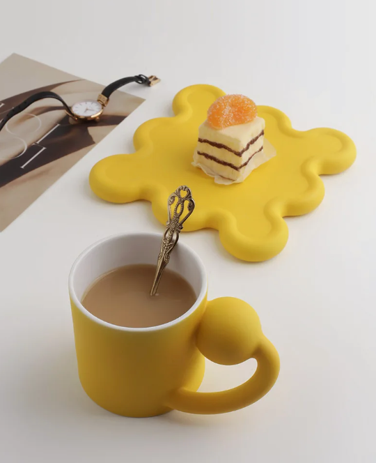 Marcia Cup Set – Elegant Porcelain Cup and Plate