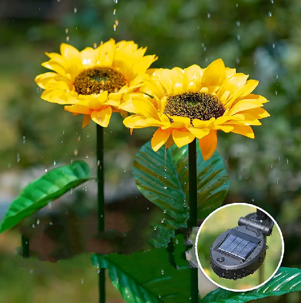 SolarBloom – Realistic Sunflower Garden Lamp for Outdoors