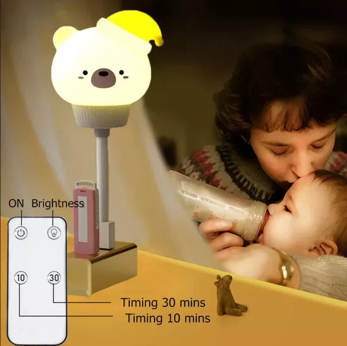 CuddleLight – Cozy Night Light with Timer Function