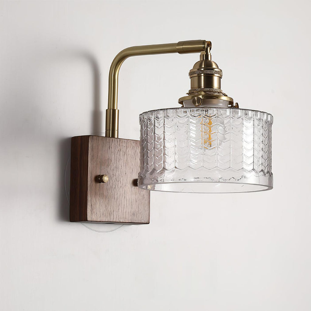 SerenLicht - Elegant Wall Lamp with Glass Scales