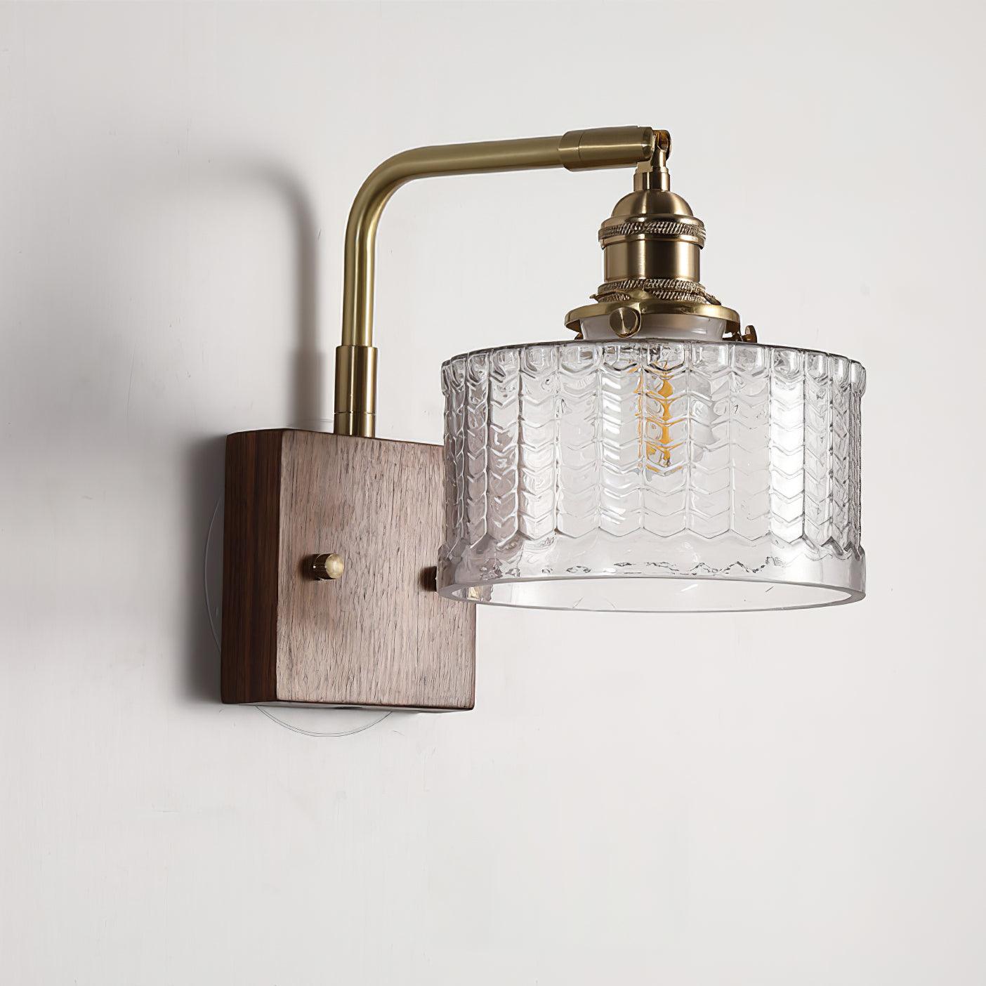SerenLicht - Elegant Wall Lamp with Glass Scales