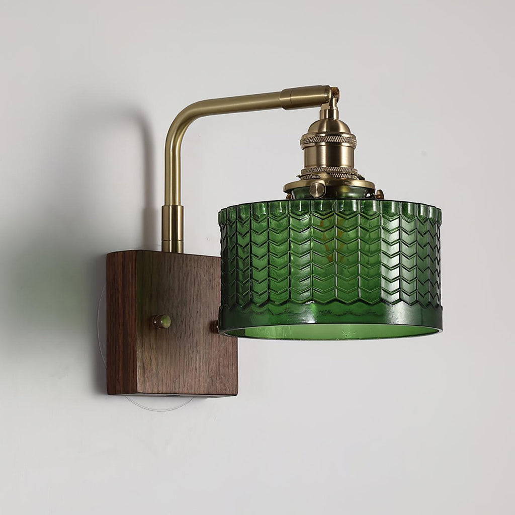 SerenLicht - Elegant Wall Lamp with Glass Scales