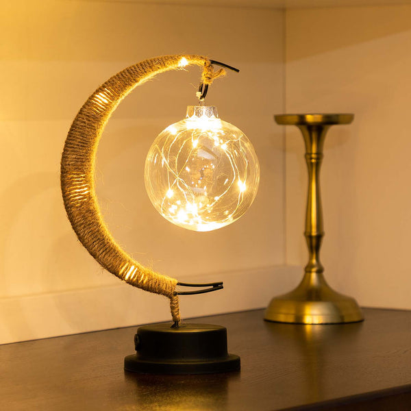 LunarGlow Table Lamp – Magical Moon Lamp for Dreamy Atmospheres