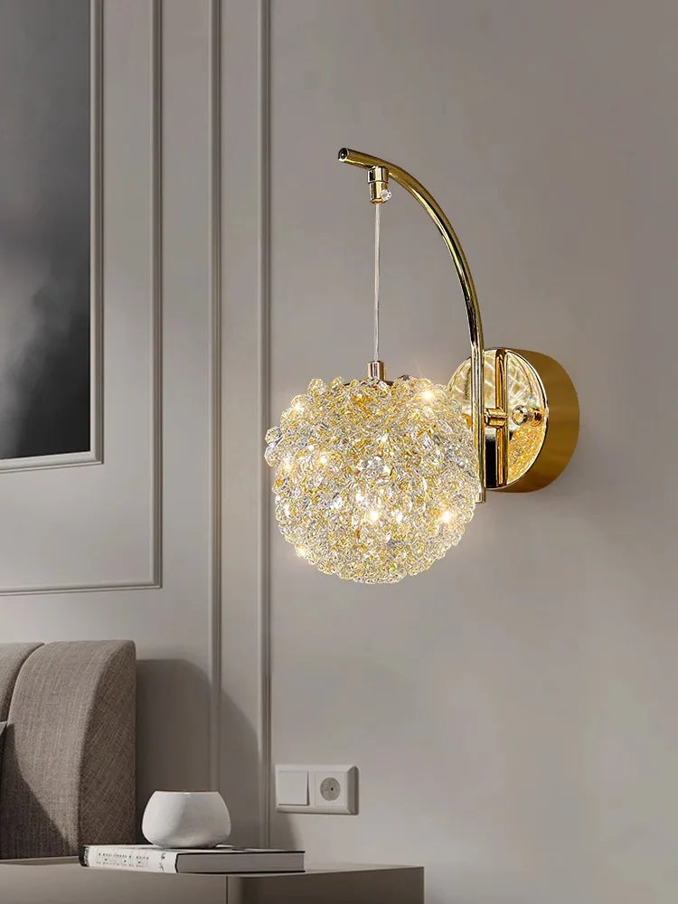 Luxury Crystal Wall Lamp - Refined Lighting for Your Interior