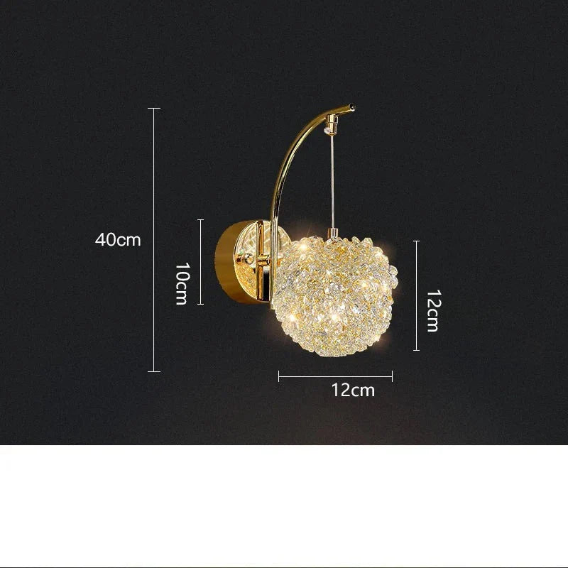 Luxury Crystal Wall Lamp - Refined Lighting for Your Interior