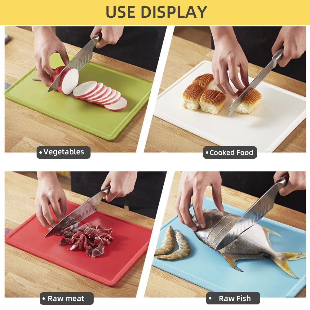 PrepTidy – Luxury Cutting Board Set with Wooden Holder