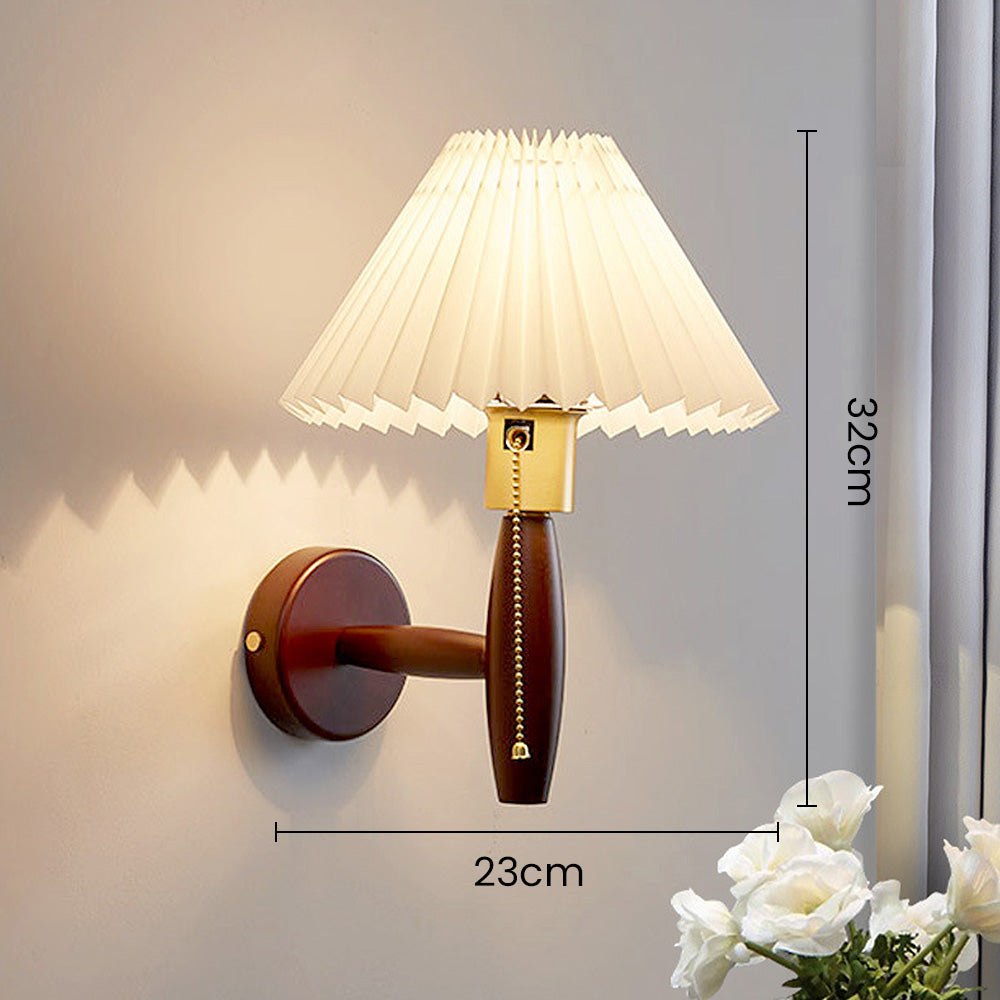 TimberGlow – Classic Walnut Wall Lamp