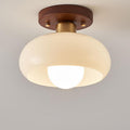 VintageGlow Ceiling Lamp - Authentic Wooden Retro Ceiling Lamp
