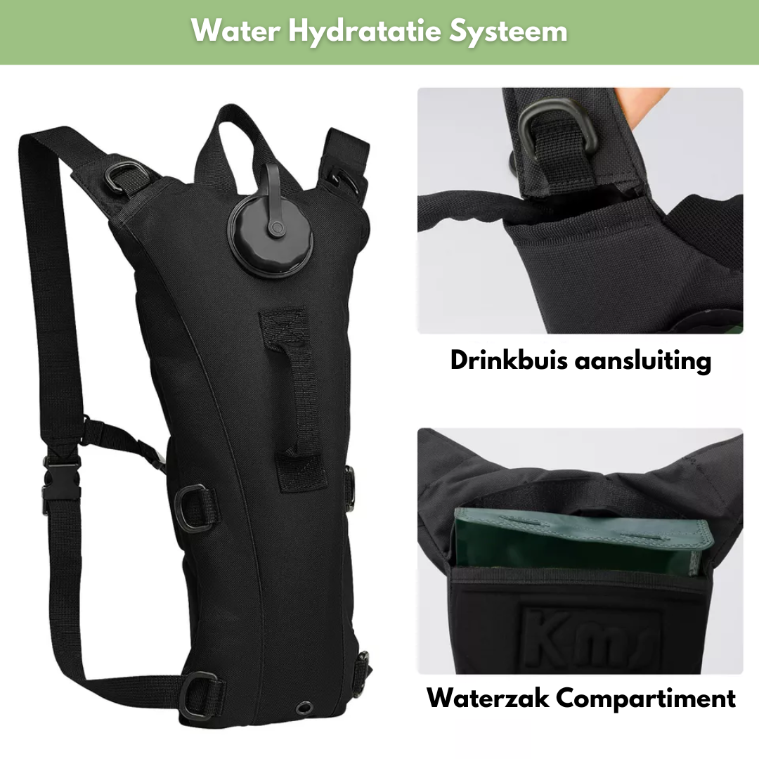 HydraPack - Stylish 3L Hydration Backpack for Adventures