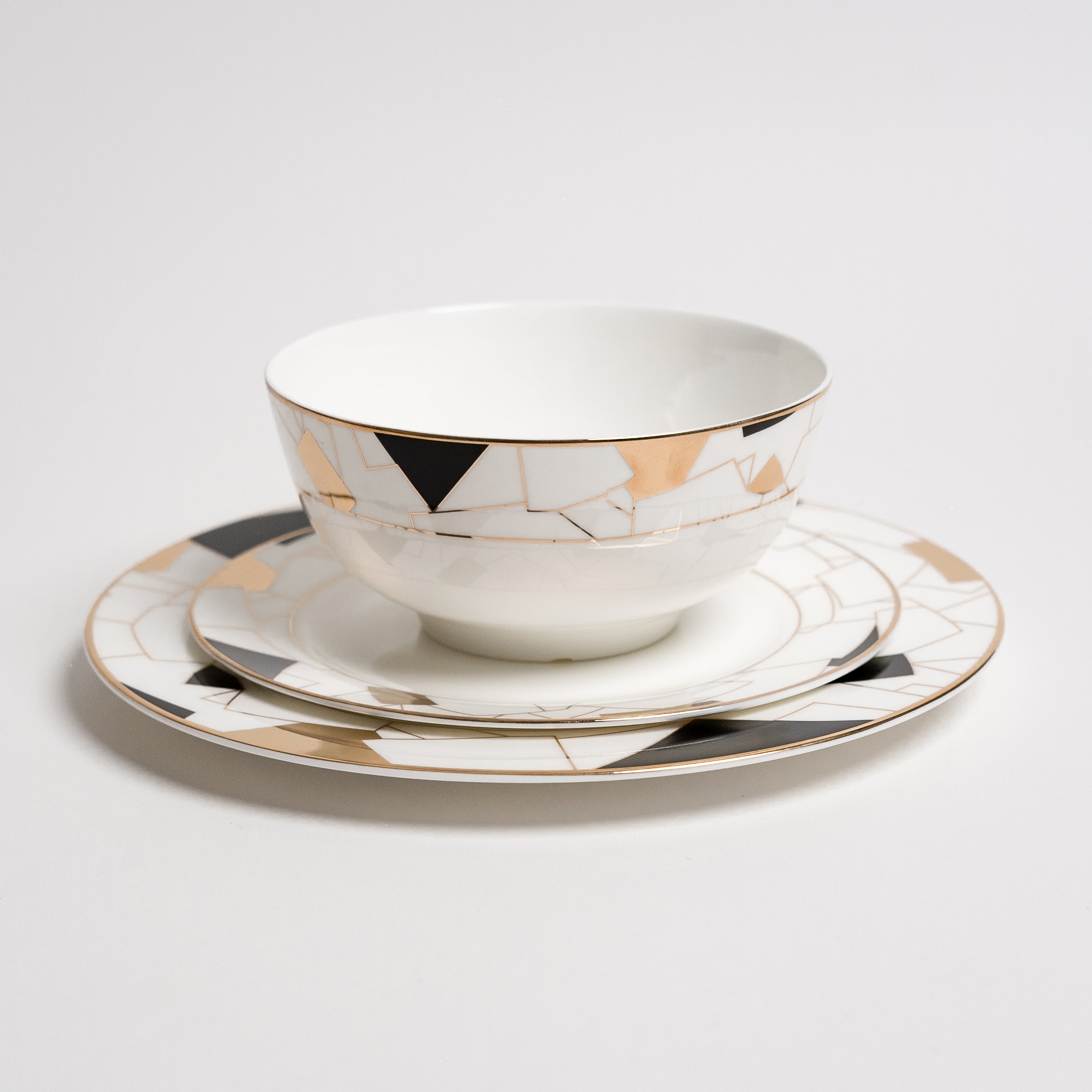 Aurora Black - Luxury Dinnerware Set for the Dining Table
