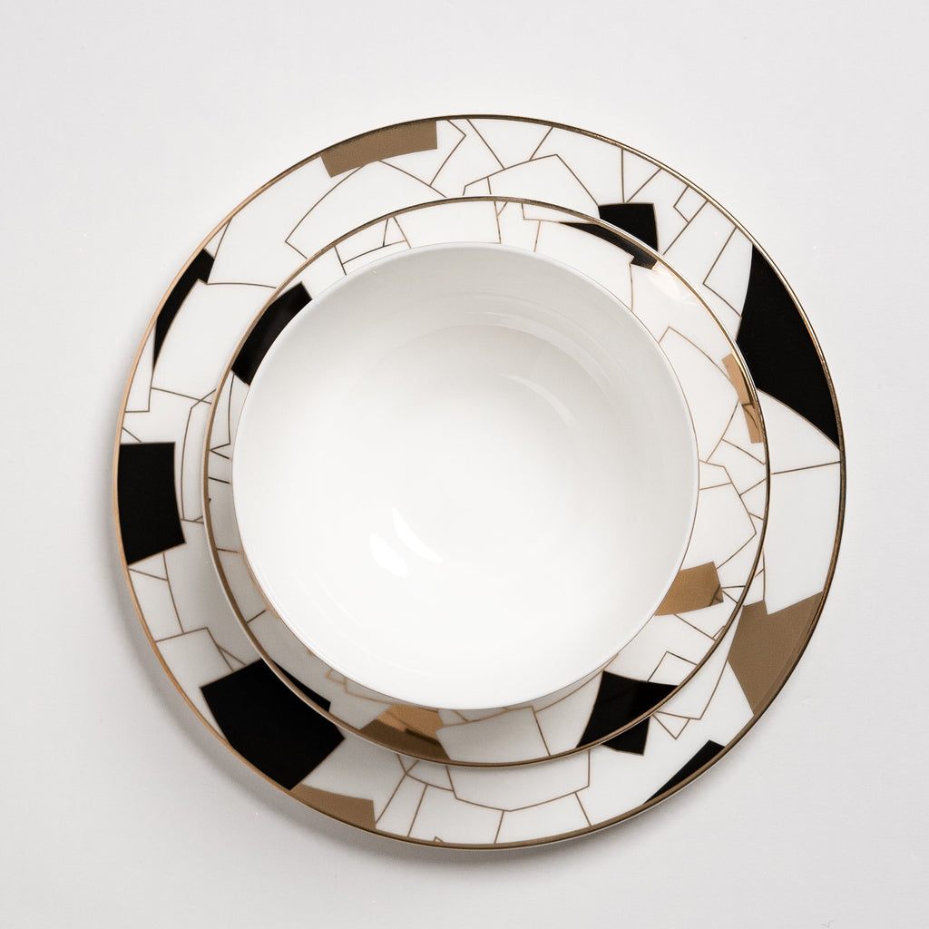 Aurora Black - Luxury Dinnerware Set for the Dining Table