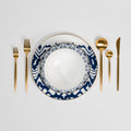 Parker Blue - Luxury Blue Dinnerware Set by Luminoir