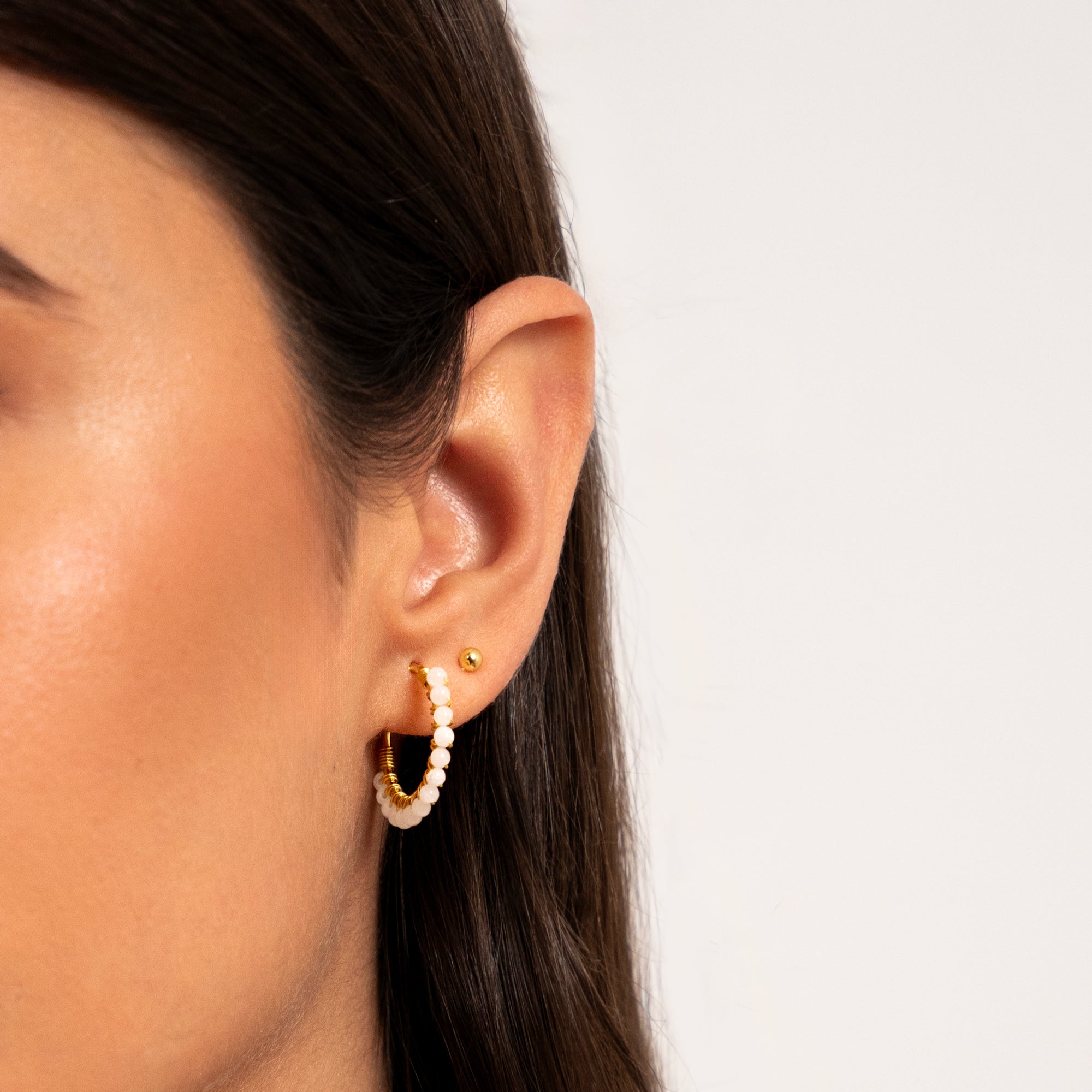 Elegant Minimalist Stud Earrings - Lunara