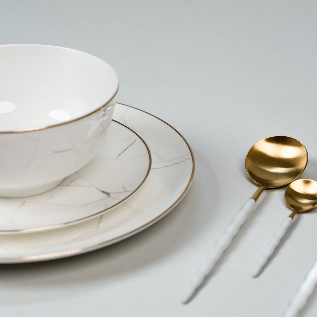 Miguel Marble - Luxury Dinnerware Set by Luminoir