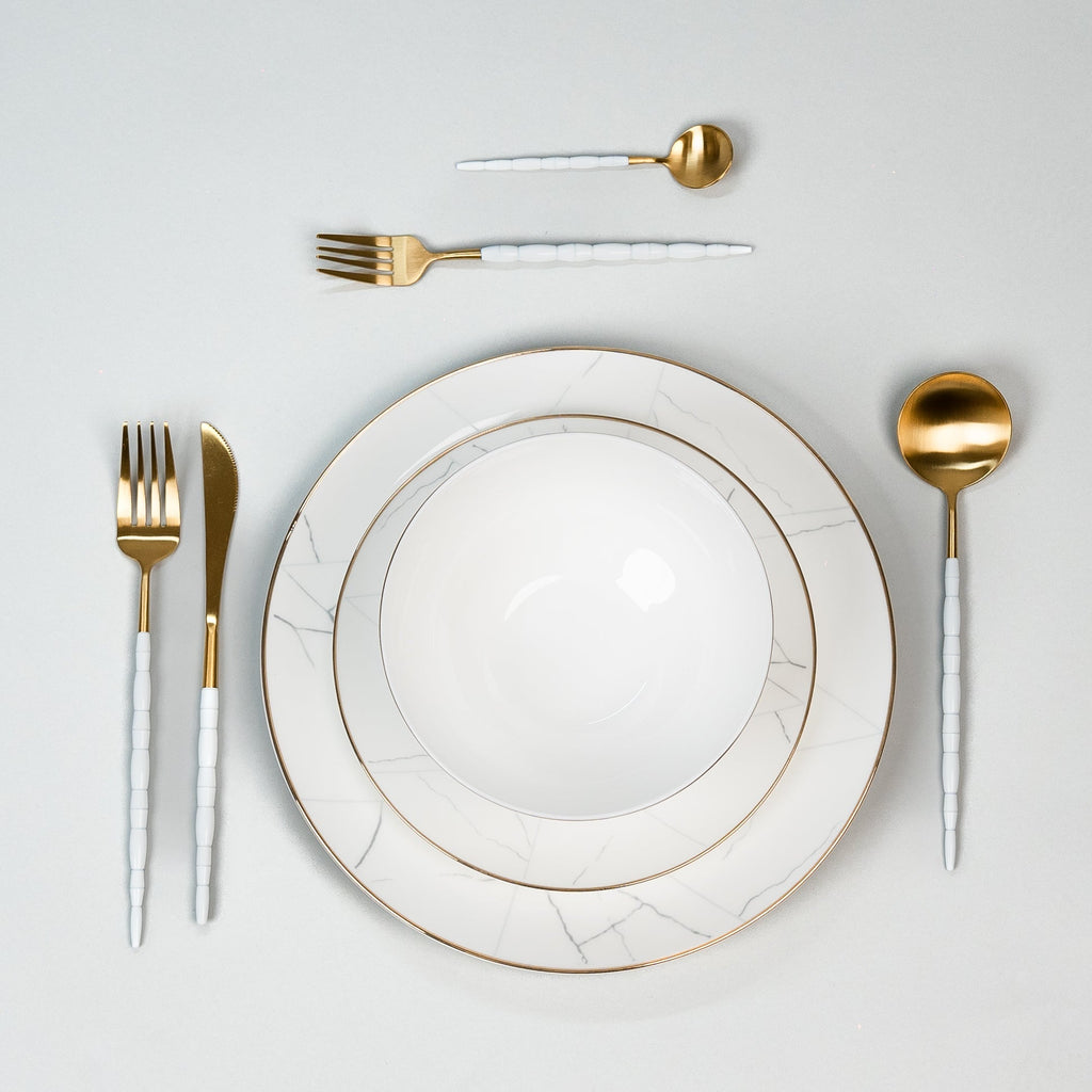 Miguel Marble - Luxury Dinnerware Set by Luminoir