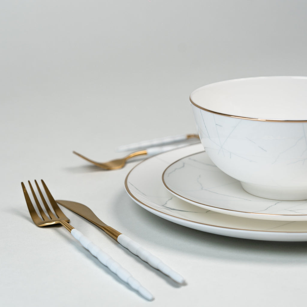 Miguel Marble - Luxury Dinnerware Set by Luminoir