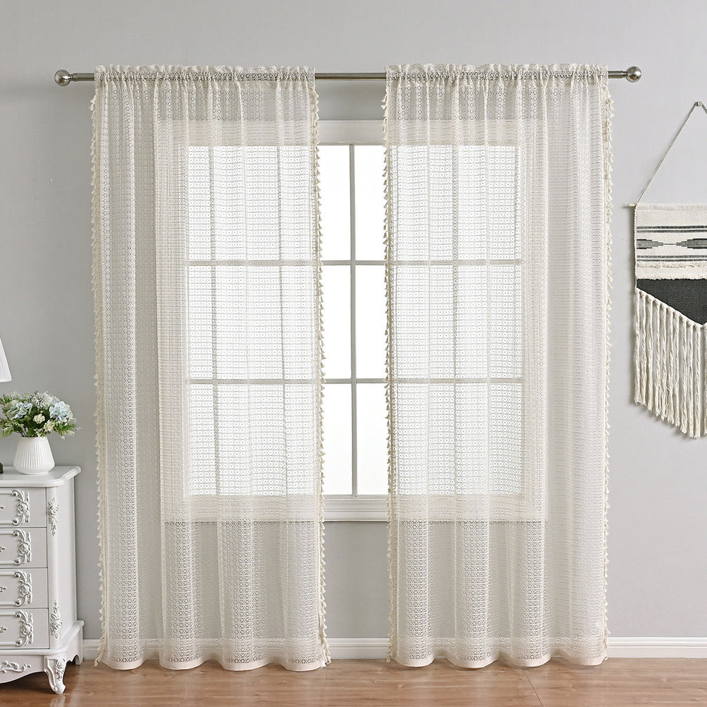 NatureGlow Curtains - Luxury Blackout Curtains in Beige