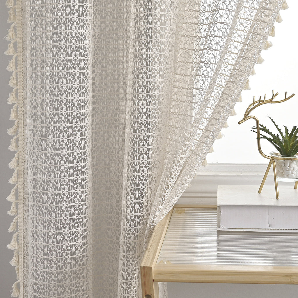 NatureGlow Curtains - Luxury Blackout Curtains in Beige