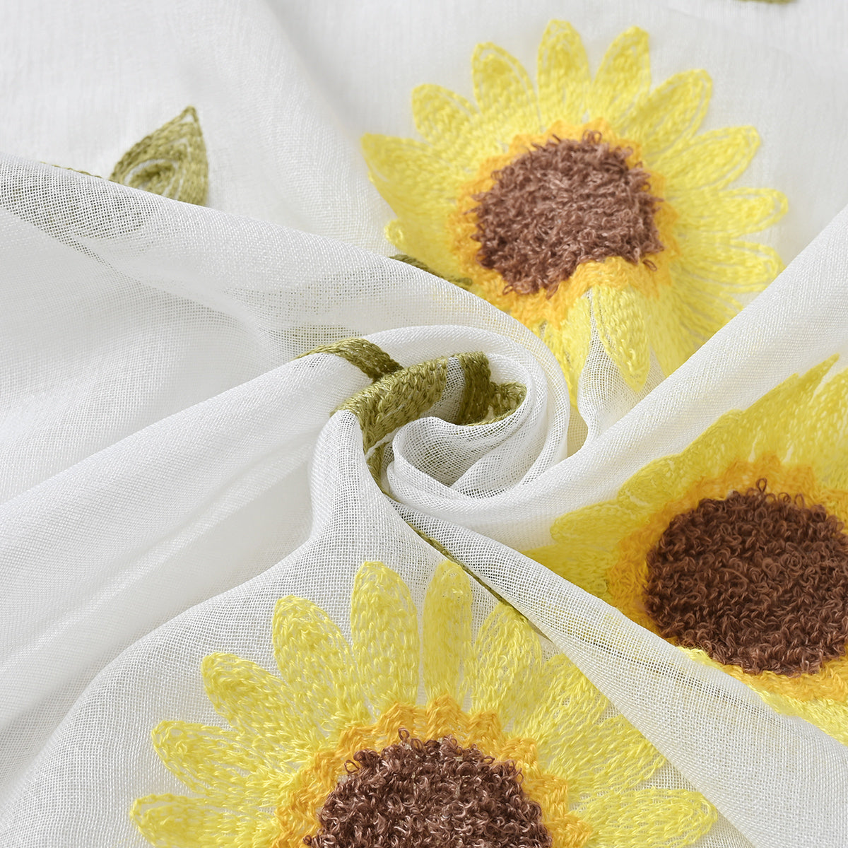 NatureGlow Curtains - Rustic Sunflower Curtains for Home