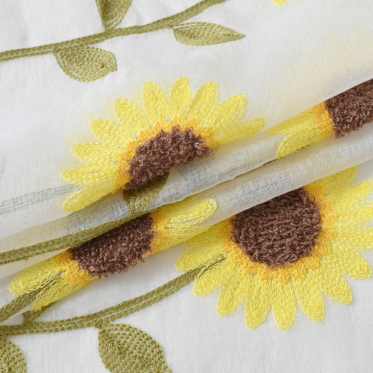 NatureGlow Curtains - Rustic Sunflower Curtains for Home