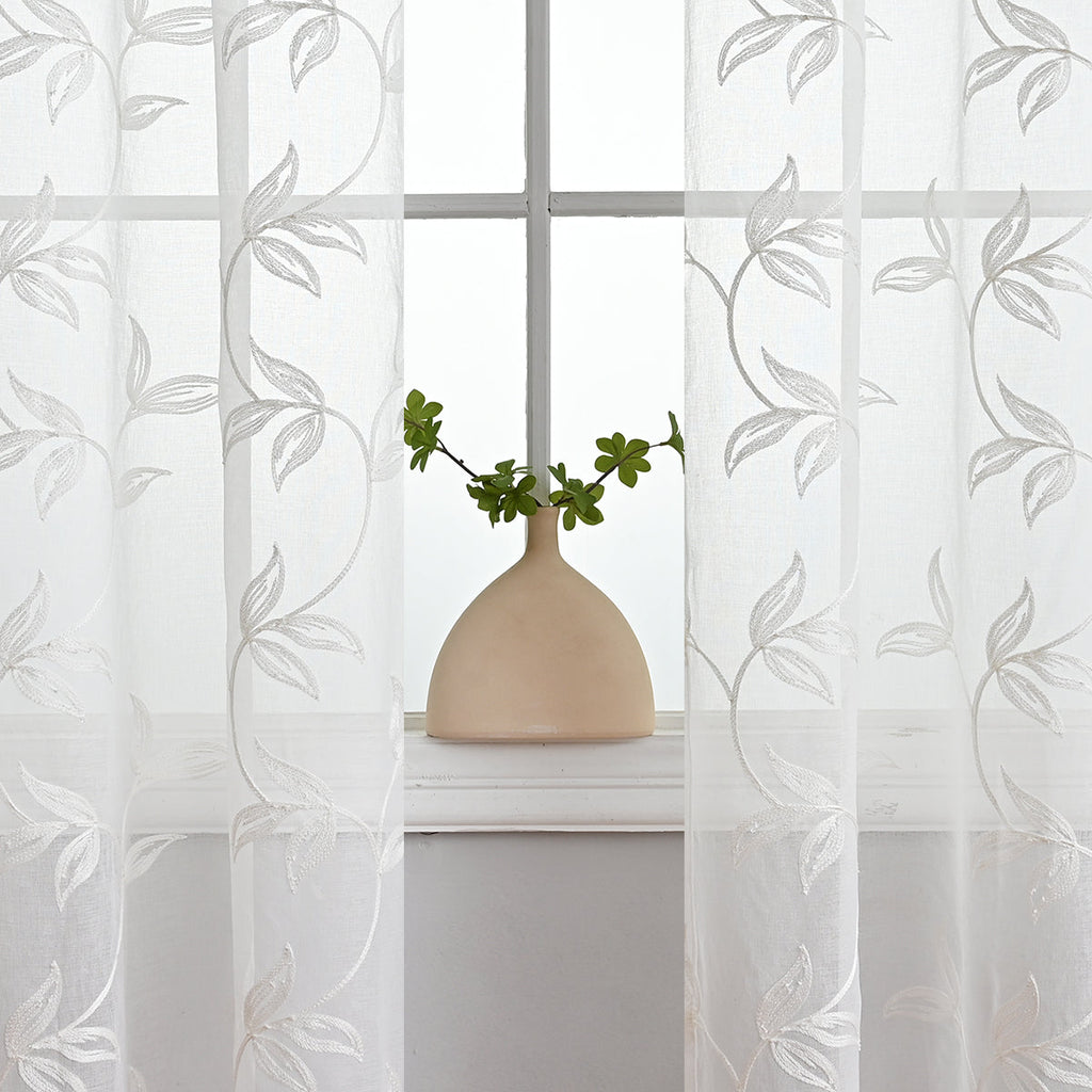 NatureGlow Curtains - Luxury Blackout Curtains with Floral Design
