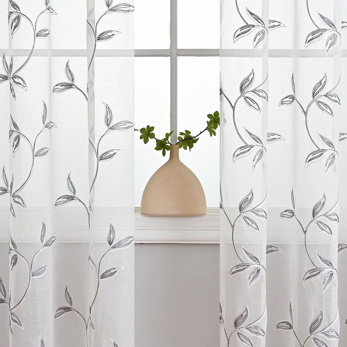NatureGlow Curtains - Luxury Blackout Curtains with Floral Design
