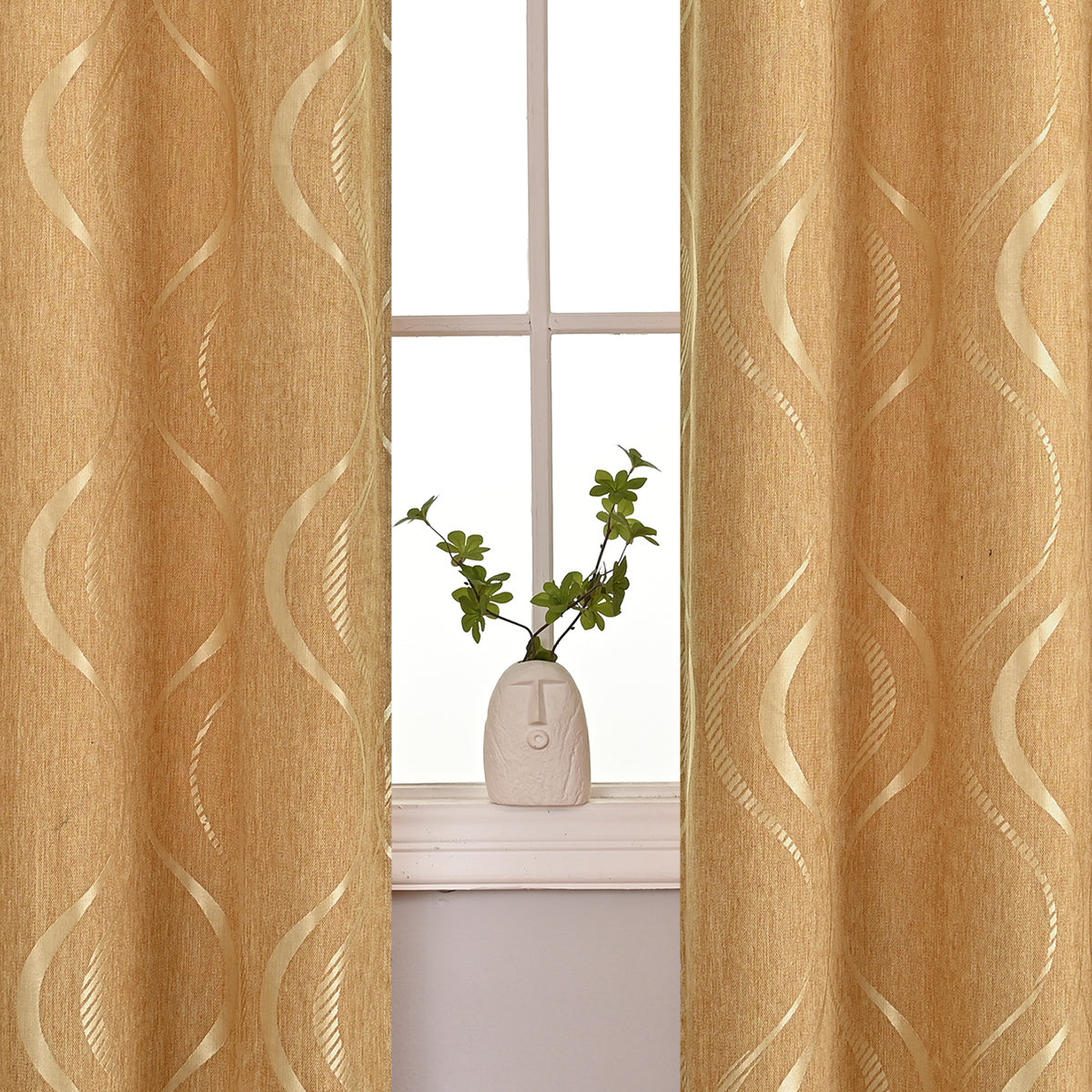 FloralElegance Curtains - Luxury Chenille Floral Pattern Drapery