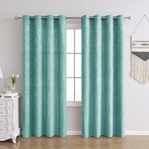 AquaLuxe Curtains - Blackout Textured Curtains for Contemporary Interiors