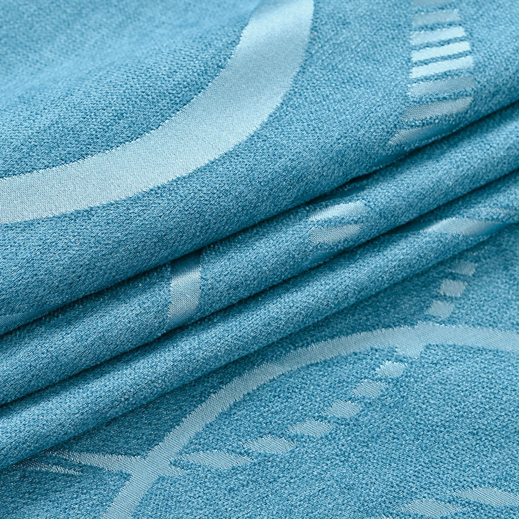 Serenity Voile Curtains - Modern Bubble Curtains with Light Filtering