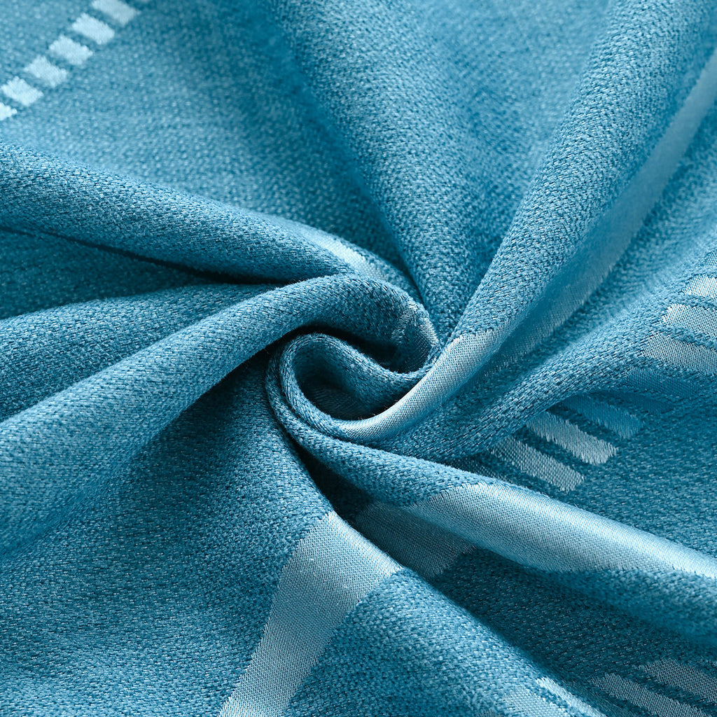 Serenity Voile Curtains - Modern Bubble Curtains with Light Filtering