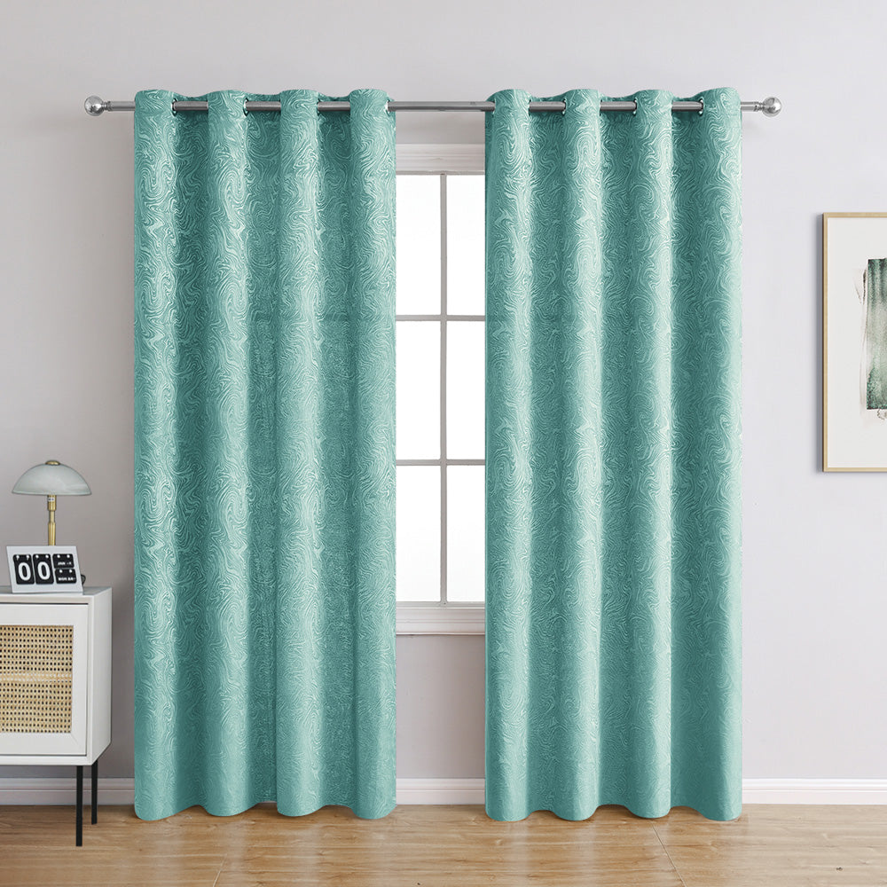 AquaLuxe Curtains - Blackout Textured Curtains for Contemporary Interiors