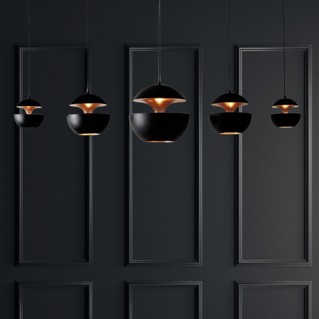 GoldGlow - Luxury Golden Pendant Light for Stylish Dining Areas