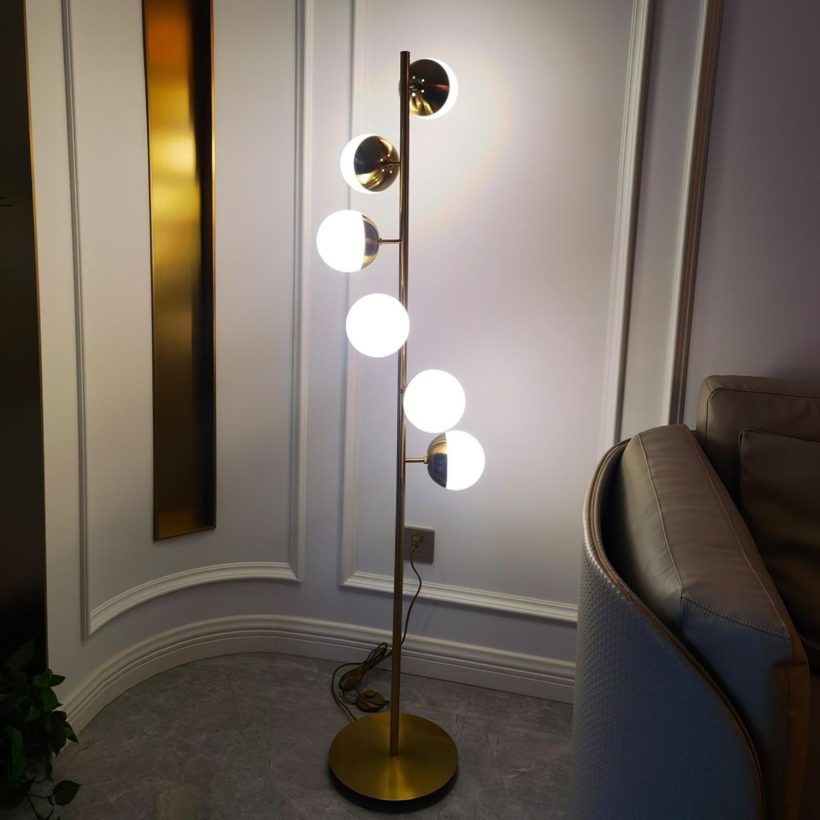 Doppler LED Boomlamp - Retro Elegant LED Floor Lamp