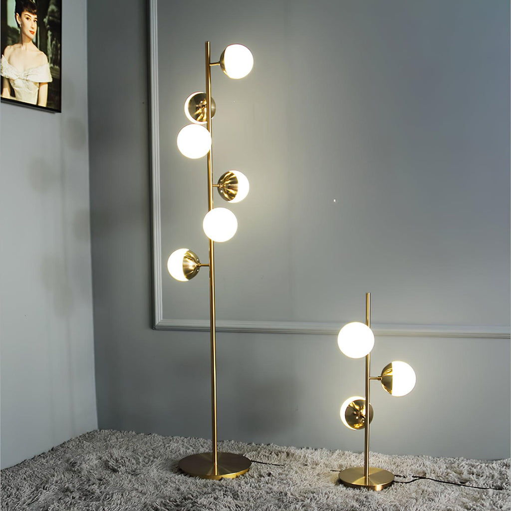 Doppler LED Boomlamp - Retro Elegant LED Floor Lamp