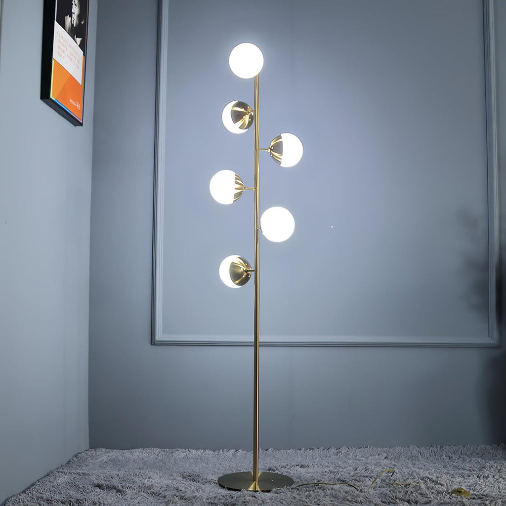 Doppler LED Boomlamp - Retro Elegant LED Floor Lamp