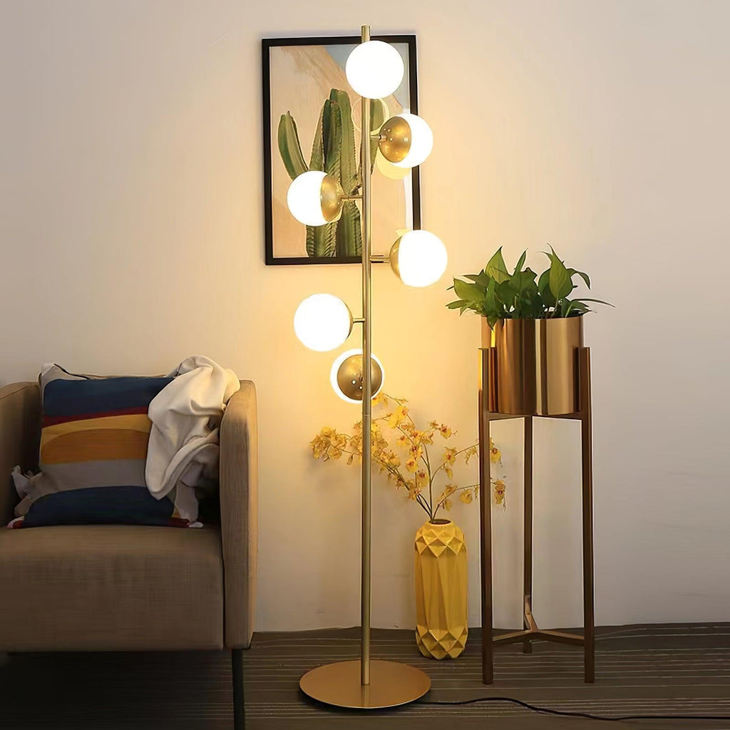 Doppler LED Boomlamp - Retro Elegant LED Floor Lamp