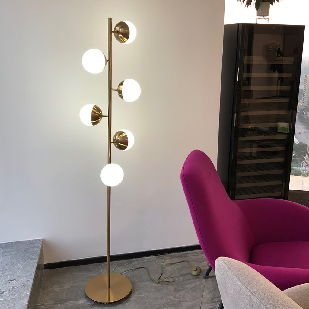 Doppler LED Boomlamp - Retro Elegant LED Floor Lamp