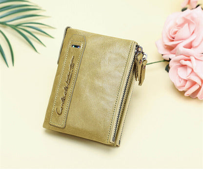 CompactWallet - Stylish double zip wallet