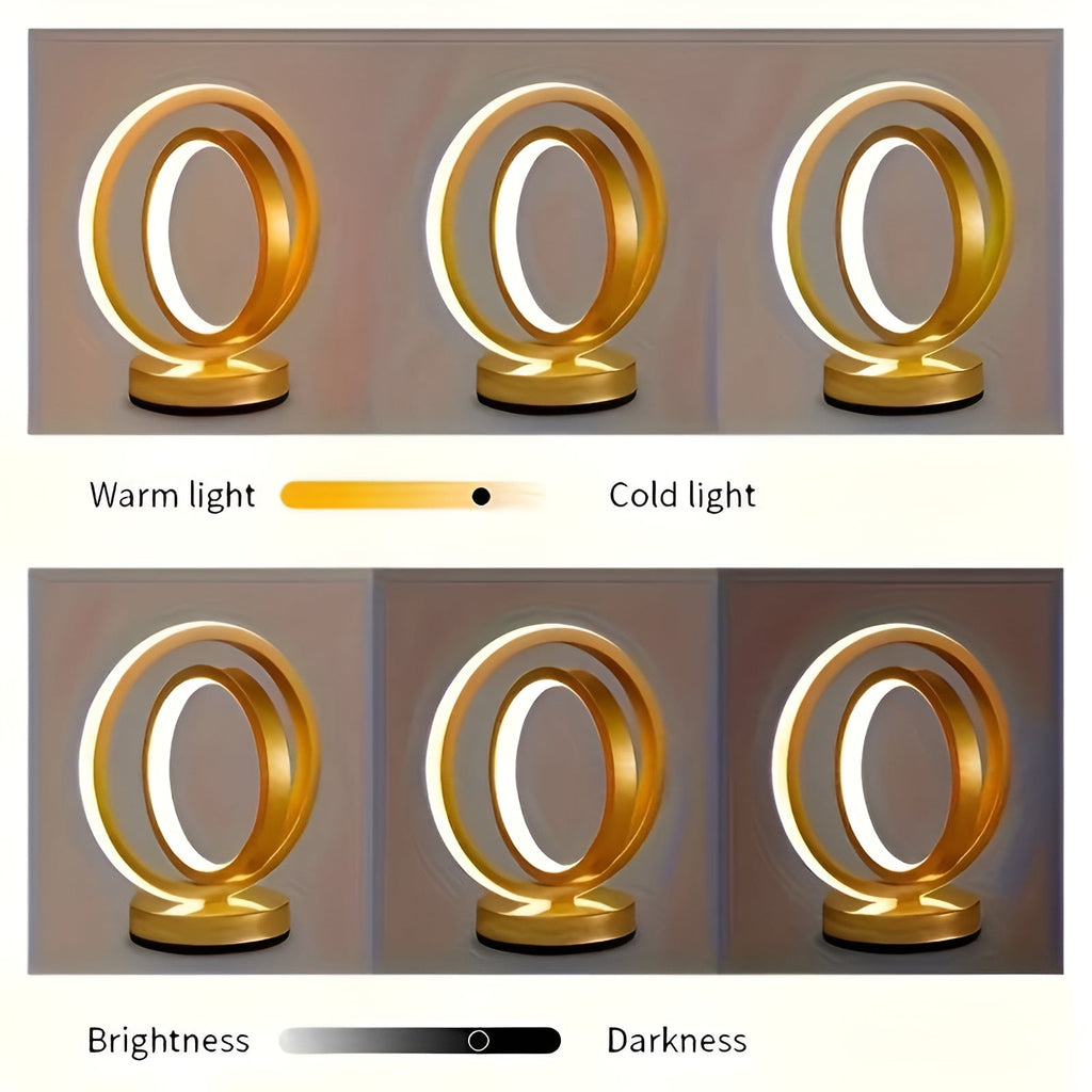 Modern Dimmable Table Lamp - Stylish Metal Design with USB
