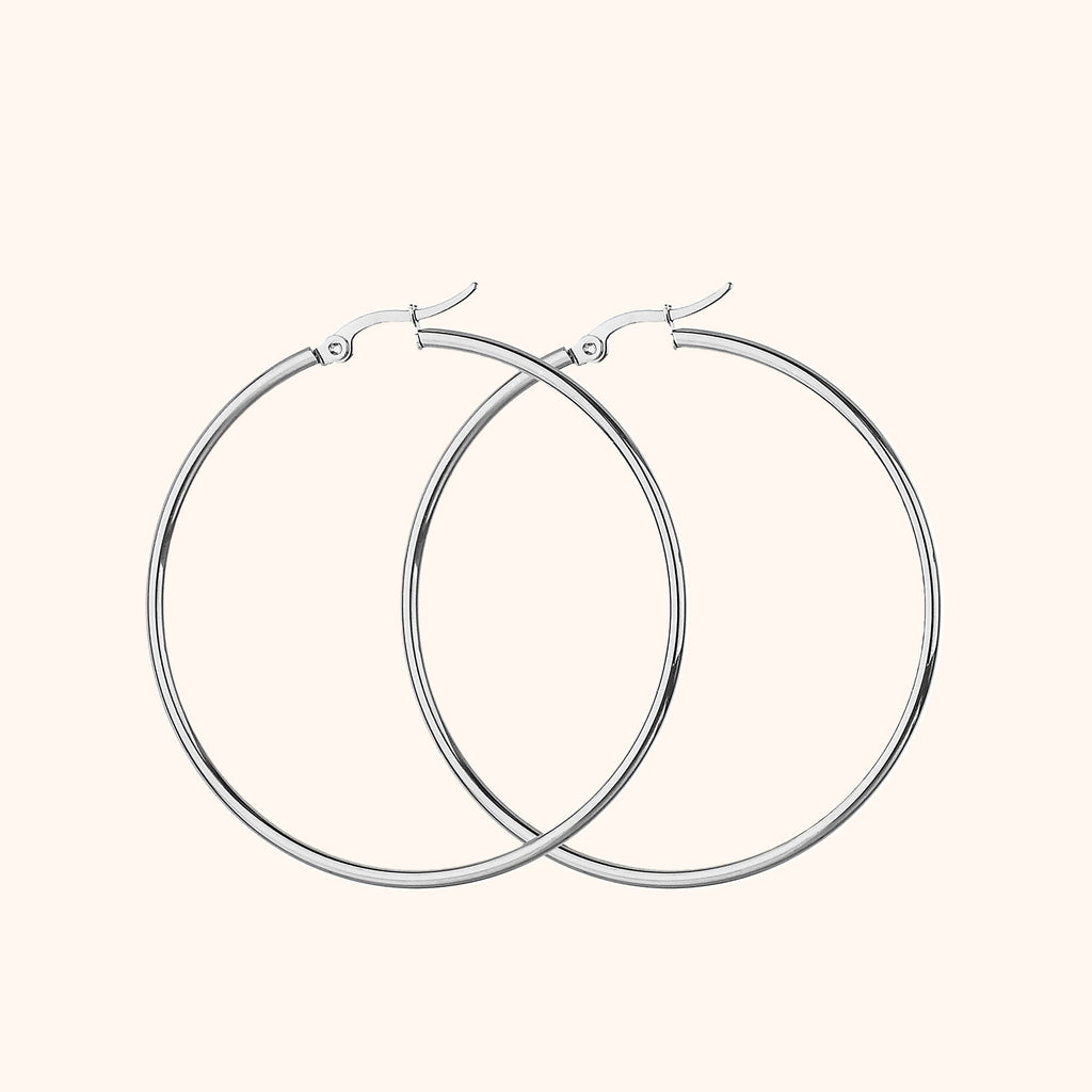 Elegant Celeste Large Hoop Earrings