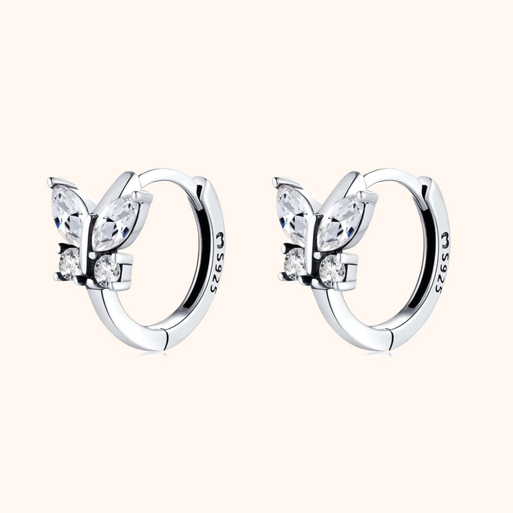 Auryn Crystal Butterfly Earrings – Sparkling Elegance for Every Occasion