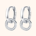 Elegant Connected Hoop Earrings - Nerida