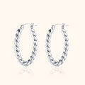 Braided Hoop Earrings - Fleur Luxe