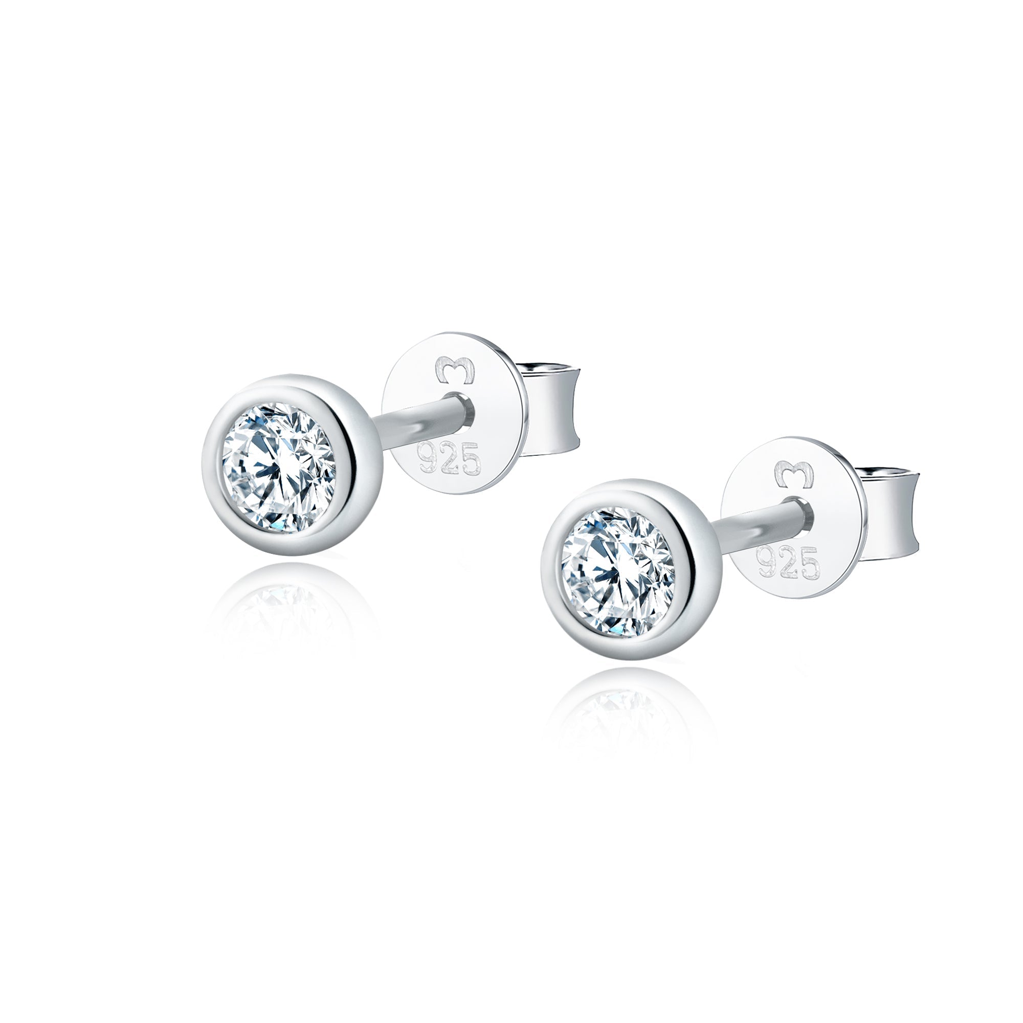 Amira Elegant Compact Circle Earrings