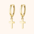 Stylish Aurelia Earrings with Elegant Cross Pendant