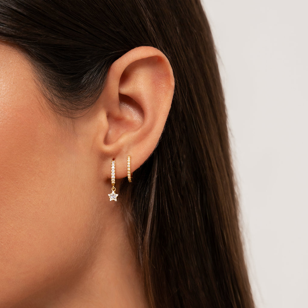 Sparkling Iriana Earrings with Radiant Zirconia