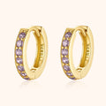 Enchanting Amaranta Earrings - Sparkling Hoops